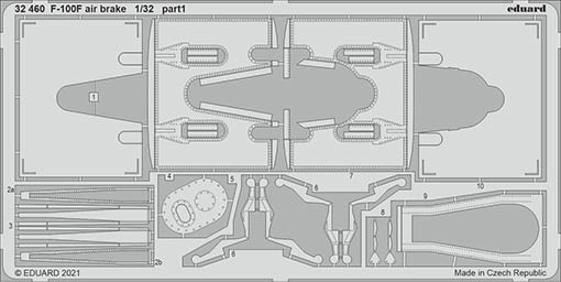 Eduard 32460 SET F-100F air brake (TRUMP)