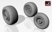 Armory ARAW32003 Sukhoi Su-25 Frogfoot wheels 1/32