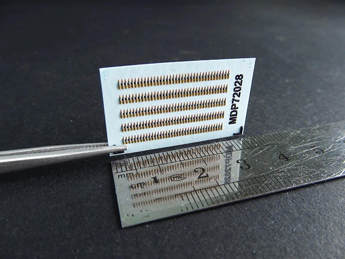 Metallic Details P72028 M2 Browning .50 Caliber Machine Gun ammo belts (3D-Printed) 1/72