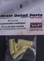 Kora Model DS72210 Czechoslovak machineguns vz.30 twins (4 pcs) 1/72