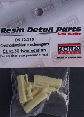 Kora Model DS72210 Czechoslovak machineguns vz.30 twins (4 pcs) 1/72