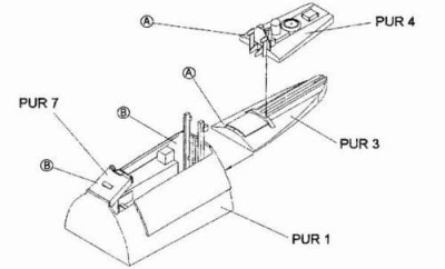 CMK 4023 F-84 Thunderjet - interior set for TAM 1/48