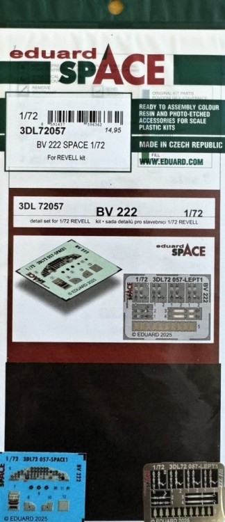 Eduard 3DL72057 BV 222 SPACE (REV) 1/72