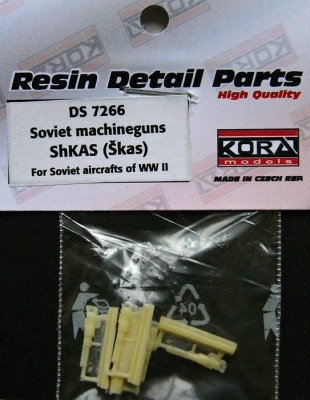 Kora Model DS7266 ShKAS Soviet machineguns (WWII) 1/72