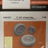 Eduard 648833 BRASSIN F-16C wheels late (KIN) 1/48