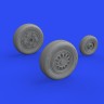 Eduard 648833 BRASSIN F-16C wheels late (KIN) 1/48