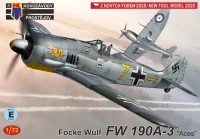 Kovozavody Prostejov 72491 Focke-Wulf Fw 190A-3 'Aces' (3x camo) 1/72