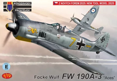 Kovozavody Prostejov 72491 Focke-Wulf Fw 190A-3 'Aces' (3x camo) 1/72