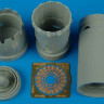 Aires 4431 F-16C Block 30/40/50/60 exhaust nozzle - HASEGAWA 1/48