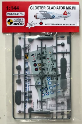 Mark 1 Model MKM-144176L Gl.Gladiator Mk.I/II Mediterr.&amp; Middle East 1/144