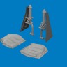Eduard 672446 BRASSIN P-51D undercar.legs PRINT (ARMA H.) 1/72
