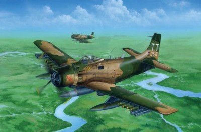 Trumpeter 02254 A-1H AD-7 Skyraider 1/32
