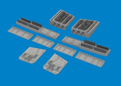 Eduard 6481075 BRASSIN P-40E gun bays PRINT (EDU) 1/48