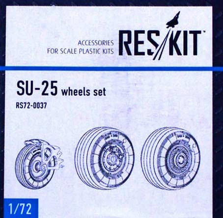 ResKit RS72-0037 Su-25 wheels set (ZVE,REV) 1/72