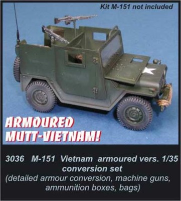 CMK 3036 M-151 Vietnam armoured version-conversion set for ACA 1/35