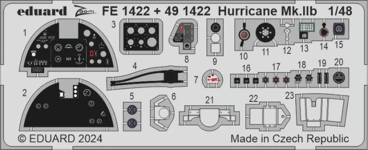 Eduard FE1422 Hurricane Mk.IIb (ARMA H.) 1/48