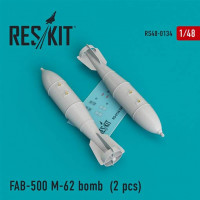 Reskit RS48-0134 FAB-500 M-62 bomb (2 pcs.) 1/48