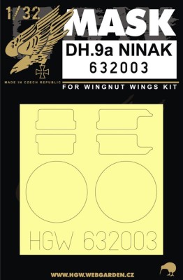 HGW 632003 DH.9a NINAK маска 1/32