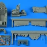 Aires 4938 Sepecat Jaguar GR.1A cockpit set (AIRF) 1/48