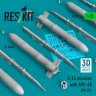 Reskit 35014 S-24 missiles with APU-68 (4 pcs.) 1/35