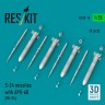Reskit 35014 S-24 missiles with APU-68 (4 pcs.) 1/35