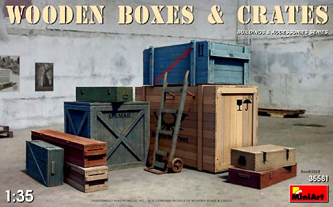 MiniArt 35581 WOODEN BOXES & CRATES 1/35