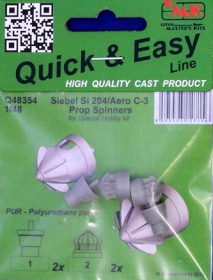 CMK Q48354 Siebel Si 204/Aero C-3 prop spinners (SP.HOB) 1/48