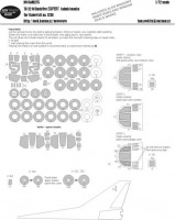 New Ware NWA-M0275 1/72 Mask Tu-22M Backfire EXPERT (ITAL 1238)