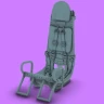 Lf Model 3D3201 1/32 He 162 seat (REVELL) 3D-Printed 1/32