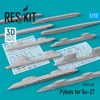 Reskit RSK72-421 Pylons for Su-27 1/72