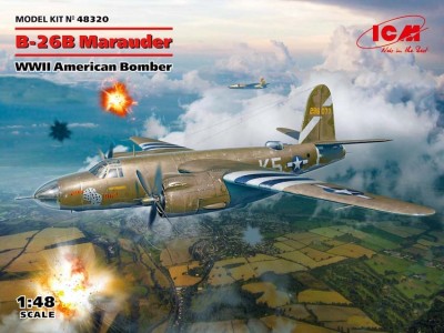 ICM 48320 B-26B Marauder American Bomber WWII 1/48