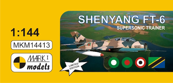 Mark 1 Models MKM-14413 Shenyang FT-6 Supersonic Trainer (4x camo) 1/144