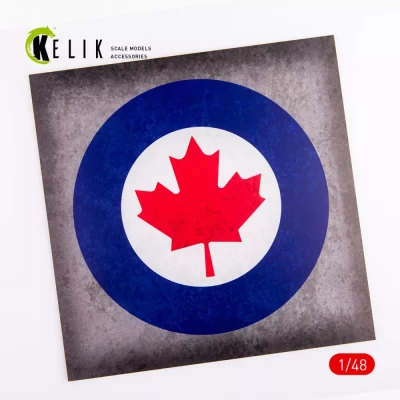 Reskit S48033 Canada Roundel - Acrylic 3 mm (240x240) 1/48
