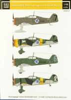 Sbs Model D48016 Decal Fokker DXXI Mercury in Finnish service 1/48