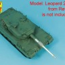 Aber 35L129 120 mm L/44 Barrel for German Tank Leopard 2A4/A5 (Universal) 1/35