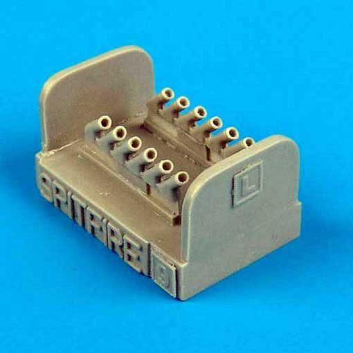 QuickBoost QB72165 Spitfire Mk. IX exhausts - round 1/72