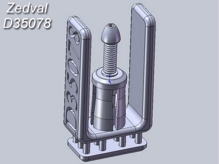Zedval D35078 Антенный ввод радиостанции 71-ТК 1/35