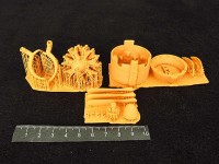 Metallic Details MDR3237 Fiat CR.42 Falco. Cowling and engine (designed to be used with ICM UA GB kits) (3d-printed) 1/32