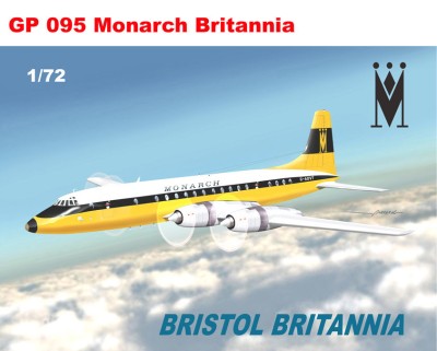 Mach 2 MACHGP095 Bristol Britannia Monarch 1/72