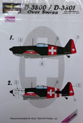 LF Model M3203 Mask D-3800/D-3801 over Swiss (AZUR/SP.HOBBY) 1/32
