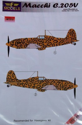 LF Model M7213 Mask Macchi C.205V (HAS) 1/72