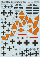 Print Scale 72-253 Pfalz D.IIIa Aces of World War I 1/72