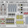 Eduard FE1446 F-14A seatbelts STEEL (GWH) 1/48