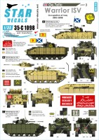Star Decals 35-C1098 Operation Telic # 3. Warrior MCV 'Iraq 2003-2008'. Occupation of Iraq 1/35
