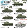 Star Decals 35-C1224 Red Army Soviet OT-34 Flame tanks.T-34 flame thrower version, mixed turret types. Eastern front 1943-44 1/35