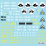 Star Decals 35-C1340 Nicaragua # 1. Guarda Nacional 1925-1979. Staghound, M4A3E8 105mm Sherman, Dodge M37 Truck, CV.33 Ansaldo 1/35
