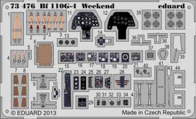 Eduard 73476 Bf 110G-4 Weekend