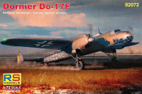 Rs Model 92072 Dornier Do-17F German Medium Bomber (4x camo) 1/72