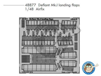 Eduard 48877 Defiant Mk.I landing flaps 1:48