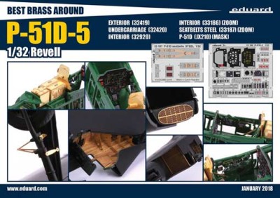 Eduard 32419 P-51D-5 exterior 1/32